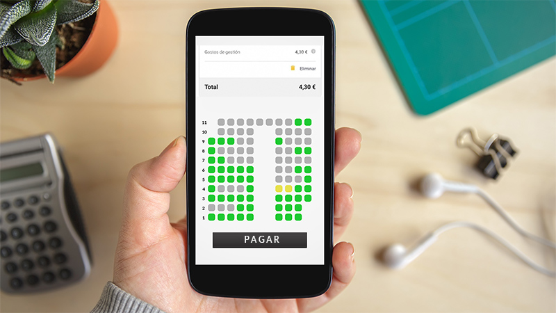 gastos gestión entradas